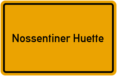 Branchenbuch Nossentiner Huette, Mecklenburg-Vorpommern