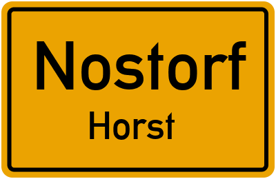 Straßenverzeichnis Nostorf Horst