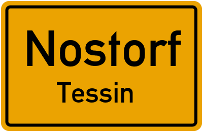 Straßenverzeichnis Nostorf Tessin