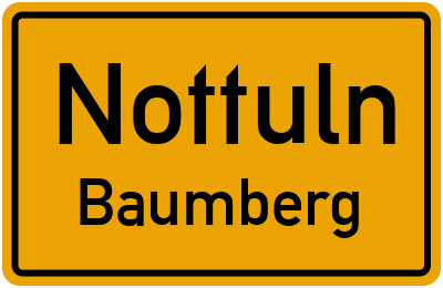 Straßenverzeichnis Nottuln Baumberg