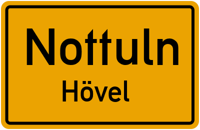 Straßenverzeichnis Nottuln Hövel