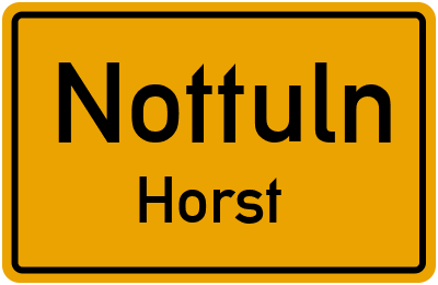 Straßenverzeichnis Nottuln Horst