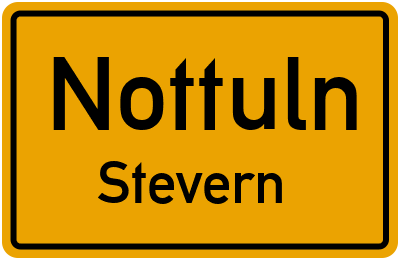 Straßenverzeichnis Nottuln Stevern