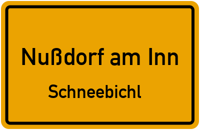 Straßenverzeichnis Nußdorf am Inn Schneebichl