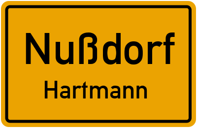 Straßenverzeichnis Nußdorf Hartmann