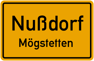 Straßenverzeichnis Nußdorf Mögstetten