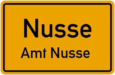 Straßenverzeichnis Nusse Amt Nusse