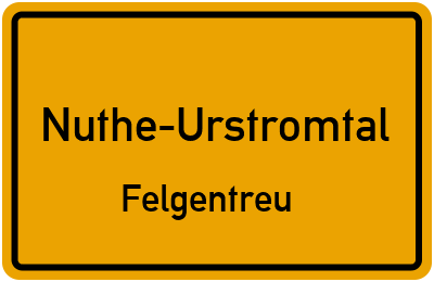 Straßenverzeichnis Nuthe-Urstromtal Felgentreu