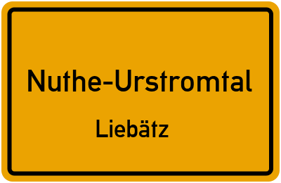 Straßenverzeichnis Nuthe-Urstromtal Liebätz