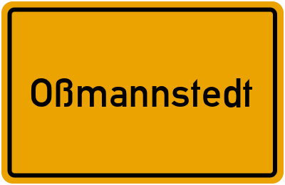 Oßmannstedt in Thüringen
