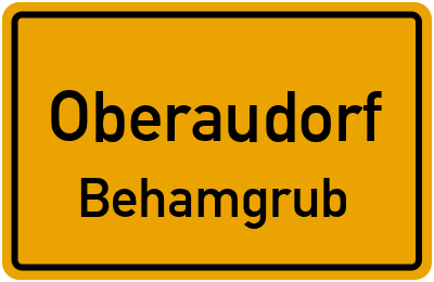 Straßenverzeichnis Oberaudorf Behamgrub