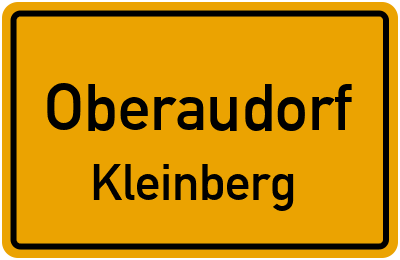 Straßenverzeichnis Oberaudorf Kleinberg
