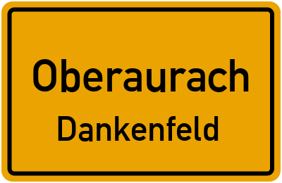 Straßenverzeichnis Oberaurach Dankenfeld