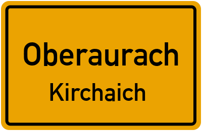 Straßenverzeichnis Oberaurach Kirchaich
