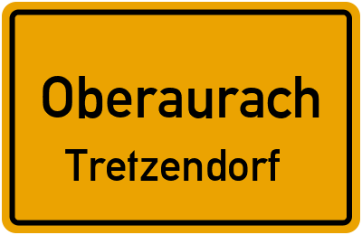 Straßenverzeichnis Oberaurach Tretzendorf