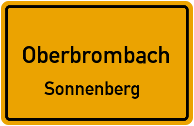 Straßenverzeichnis Oberbrombach Sonnenberg