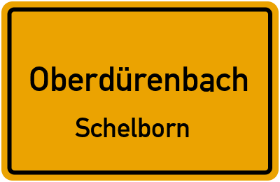 Straßenverzeichnis Oberdürenbach Schelborn