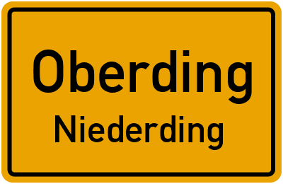 Straßenverzeichnis Oberding Niederding