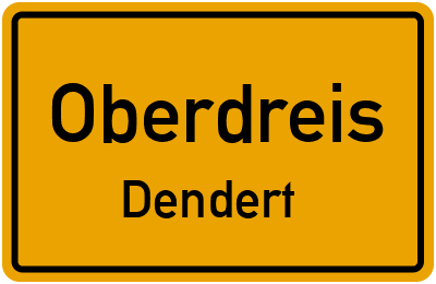 Straßenverzeichnis Oberdreis Dendert