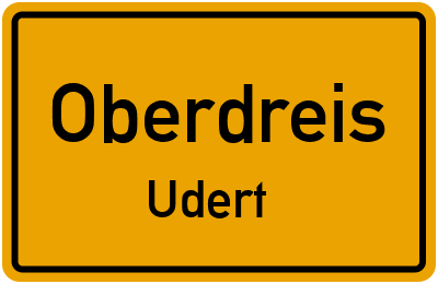 Straßenverzeichnis Oberdreis Udert