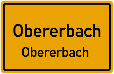 Straßenverzeichnis Obererbach Obererbach