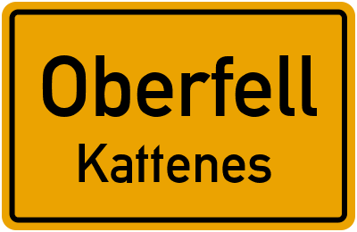 Straßenverzeichnis Oberfell Kattenes
