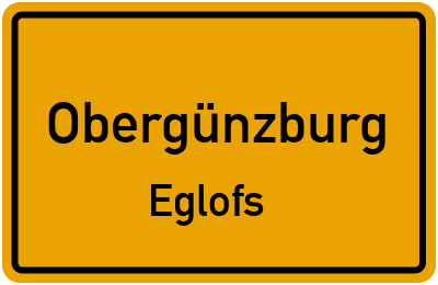 Straßenverzeichnis Obergünzburg Eglofs