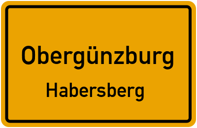 Straßenverzeichnis Obergünzburg Habersberg