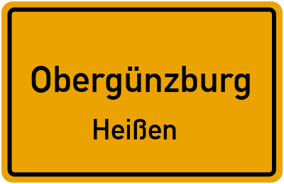Straßenverzeichnis Obergünzburg Heißen
