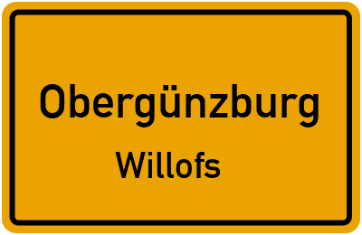 Straßenverzeichnis Obergünzburg Willofs