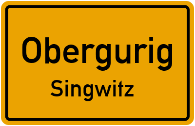 Straßenverzeichnis Obergurig Singwitz