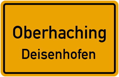 Straßenverzeichnis Oberhaching Deisenhofen