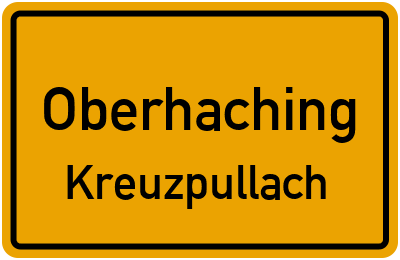 Straßenverzeichnis Oberhaching Kreuzpullach