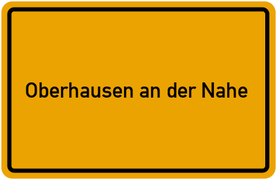 Branchenbuch Oberhausen an der Nahe, Rheinland-Pfalz