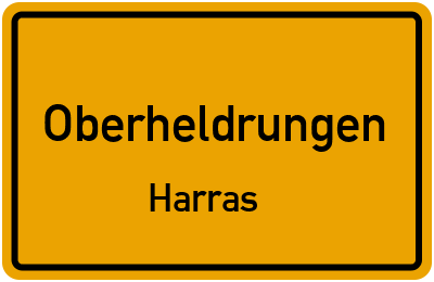 Straßenverzeichnis Oberheldrungen Harras
