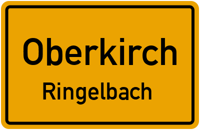 Ortsschild Oberkirch Ringelbach