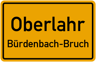 Straßenverzeichnis Oberlahr Bürdenbach-Bruch