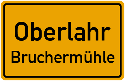 Straßenverzeichnis Oberlahr Bruchermühle