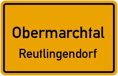 Straßenverzeichnis Obermarchtal Reutlingendorf