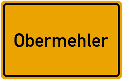 Branchenbuch Obermehler, Thüringen