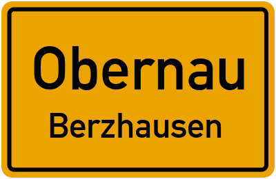 Straßenverzeichnis Obernau Berzhausen
