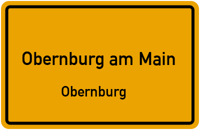 Straßenverzeichnis Obernburg am Main Obernburg