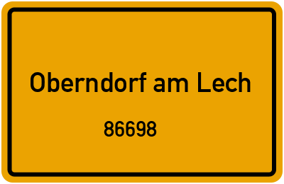 86698 Oberndorf am Lech