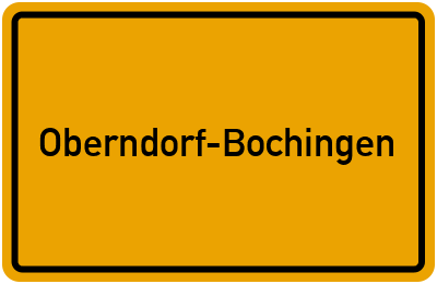 Branchenbuch Oberndorf-Bochingen, Baden-Württemberg