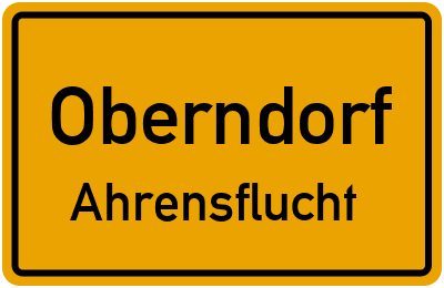 Straßenverzeichnis Oberndorf Ahrensflucht