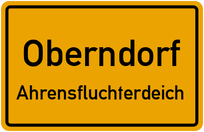 Straßenverzeichnis Oberndorf Ahrensfluchterdeich