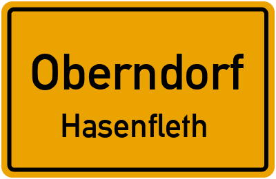 Straßenverzeichnis Oberndorf Hasenfleth