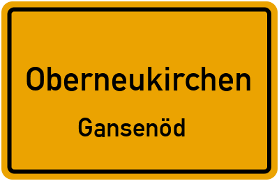 Straßenverzeichnis Oberneukirchen Gansenöd