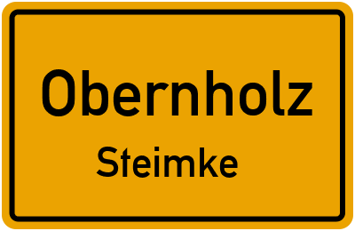 Straßenverzeichnis Obernholz Steimke
