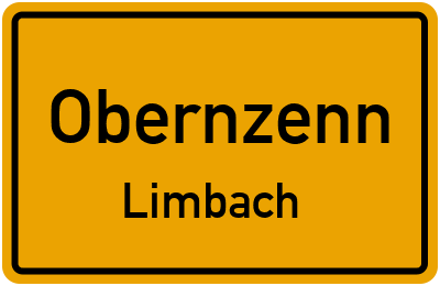 Ortsschild Obernzenn Limbach